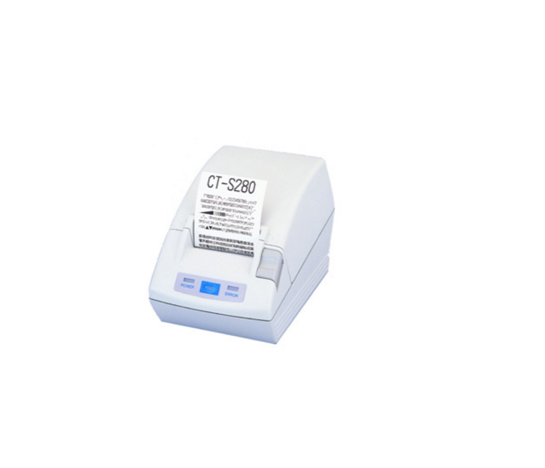 Чековый термопринтер Citizen CT-S280, USB, Белый