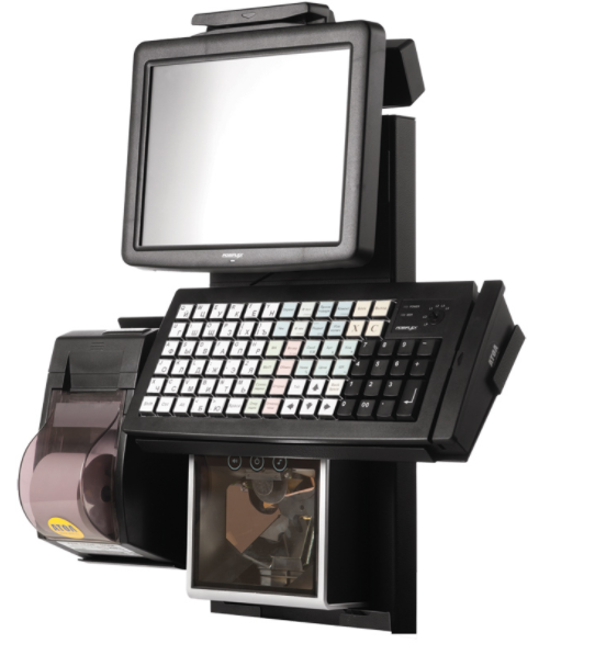 POS-комплект 9,7" Posiflex Retail Профи черный [TX-2100, LM-3110, KB-6600 с ридером, PD-2800, фронт.