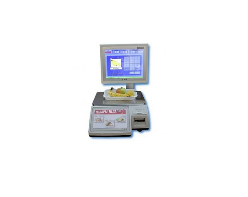 Торговые весы с печатью этикеток CAS CL7000-30S